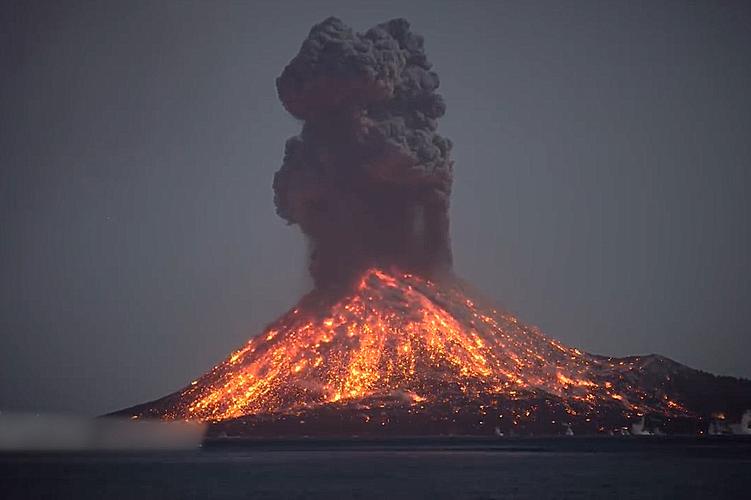 梦见火山爆发发大水涨,并且逃跑成功