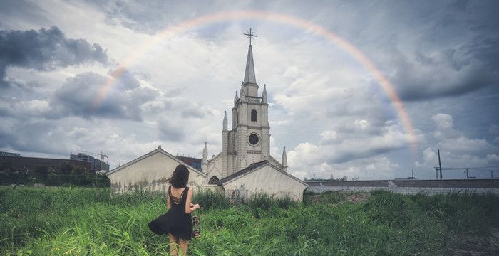 梦见和家人一起看彩虹，梦见好多彩虹什么意思图2